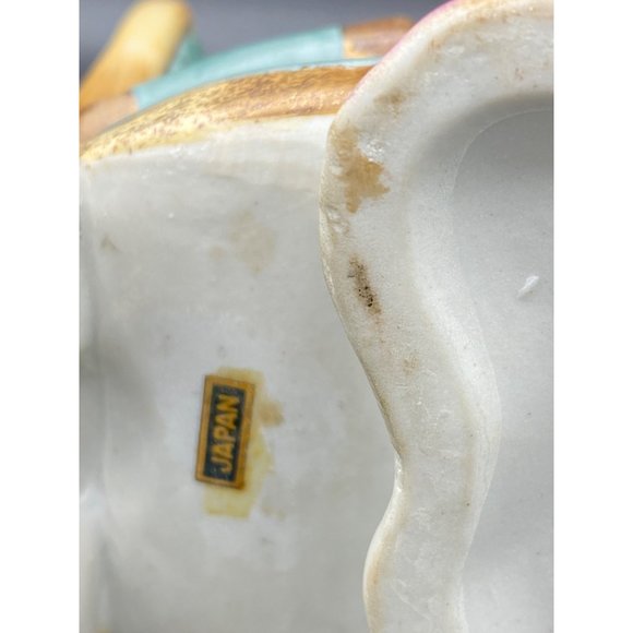 Vintage Ardalt Lenwile China Bisque Porcelain Baby boy w/ Bear 4.5" - Picture 8 of 14